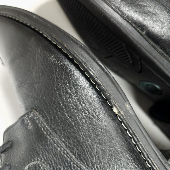 SANDRO Men’s Black Soft Pebbled Leather Ankle Boots Size 9.5 D